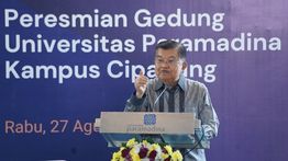 Jusuf Kalla Resmikan Kampus Baru Universitas Paramadina di Cipayung