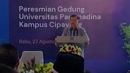 Jusuf Kalla Resmikan Kampus Baru Universitas Paramadina di Cipayung
