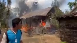 Gas Meledak, Rumah Warga di Kendari Kebakaran Hebat