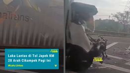 Kecelakaan Beruntun di Tol Jakarta Cikampek, Truk Sampai Ringsek