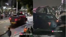Pria Berjaket Ojol Tertabrak Kendaraan Brimob di Pejompongan, Langsung Dilarikan ke RS Pelni