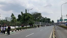 Puluhan Buruh Mulai Tinggalkan Gedung DPR