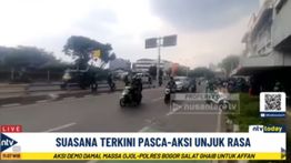 Suasana Pasca Unjuk Rasa di Simpang Lima Senen Kondusif, Ojol dan TNI Turun Tangan