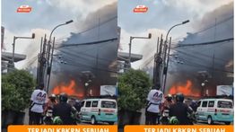 Toko di Sudimoro Malang Kebakaran Hebat