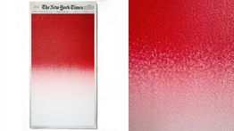Seniman Jepang Soroti Krisis Indonesia Lewat Karya Bendera Merah Putih di New York Times