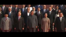 Prabowo Berdiri Sejajar dengan Xi Jinping, Putin, dan Kim Jong Un di Parade Militer China