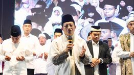 Menag Ajak Ribuan Warga Tangerang Doakan Indonesia Damai