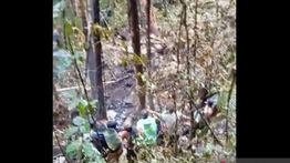 Helikopter BK117 D3 Milik Estindo Air Jatuh dan Terbakar di Hutan Mentewe Kalsel