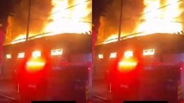 Rumah Mewah di Karo Medan Terbakar Hebat