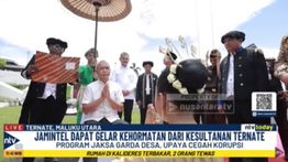 Jamintel Reda Manthovani Dianugerahi Gelar Adat Kehormatan "Nau Ngara Mabenu" dari Kesultanan Ternate
