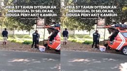 Pria Paruh Baya Ditemukan Tewas di Selokan Gegerkan Warga Cianjur