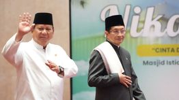 Peringati Maulid, Menag Kenalkan Konsep Ekoteologi di Hadapan Presiden dan Wapres