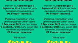Pestapora 2025 Putus Kerjasama dengan PT Freeport Indonesia