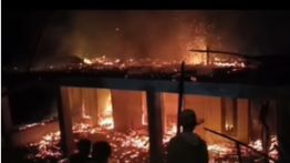 Pondok Pesantren di Cantelan Cianjur Kebakaran Hebat