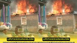 Kebakaran Mengerikan Hantam toko di CIkarang, Ludes Tak Tersisa