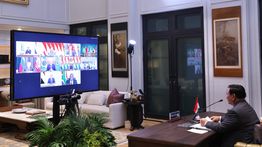 Prabowo Hadiri BRICS Leaders Virtual Meeting