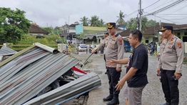 Polres Tabanan Catat 5 Rumah Ambruk dan 33 Rusak Berat Akibat Banjir