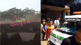 Atap Gedung Sekolah SMKN 1 Cileungsi Ambruk Timpa Puluhan Siswa