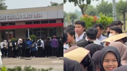 VIDEO: Burger King Buka Loker, Yang Antri Ratusan Orang