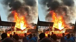 Ponpes Darul Fiqih di Serang Kebakaran Hebat
