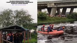 VIDEO Pria Tenggelam di Semper Timur Cilincing