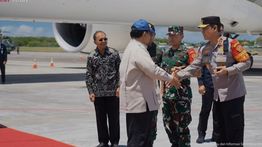 Prabowo Tiba di Bali Usai Kunjungan ke Timur Tengah, Tinjau Dampak Banjir di Denpasar