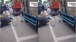 Pemotor Tewas Seketika Dihantam Truk di Kalideres Sore Ini