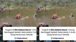 VIDEO: Detik-detik Pria Tewas Tenggelam Demi Selamatkan 2 Anak