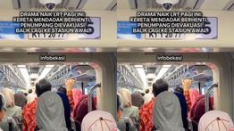 LRT Bekasi Alami Gangguan, Penumpang Dievakuasi di Tengah Perjalanan