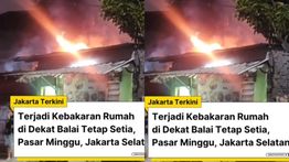 VIDEO Ngerinya Kebakaran Hantam Rumah di Jalan Siaga Pasar Minggu