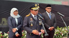 Pramono Jadi Inspektur Upacara Harhubnas 2025