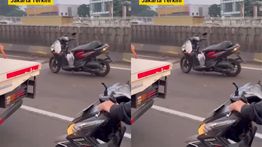 Pengendara Motor Tewas di Flyover Pancoran Pagi Ini