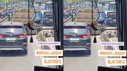 Pemotor Tewas Terlindas Truk di Jalan Raya Daan Mogot Siang Ini