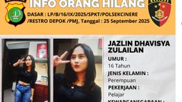 Gadis Cantik Asal Depok Jazlin Dhavisya Dinyatakan Menghilang