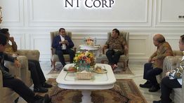 Sambut Menkraf Teuku Riefky Harsya di Nusantara TV, Preskom NT Corp Yakin Ekonomi Kreatif Jadi Sektor Andalan