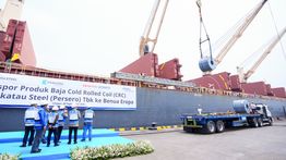 Kemenperin Lepas Ekspor 54 Ribu Ton Baja Putih Senilai Rp571 Miliar ke Spanyol