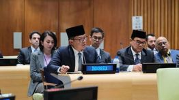 Menlu Sugiono di PBB: Perdamaian sebagai Kunci Menjawab Tantangan Global