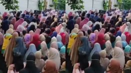 Begini Suasana Warga Serbu Bazar Beras Murah di Tanjung Barat Jakarta Selatan