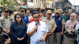 Pramono Bongkar Penyebab Kebakaran di Taman Sari Cepat Membesar
