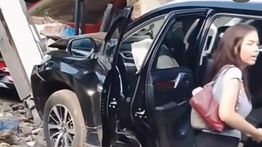 Remaja 15 Tahun Tabrak Rumah Pakai Pajero di Ciputat