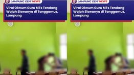 Beredar Video Guru MTs Tendang Tendang Wajah Siswa di Lampung