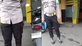 Viral! Emak-Emak Nekat Siram Bensin Anggota Polres Sragen Sambil Live Facebook