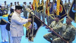 Presiden Prabowo Jadi Inspektur Upacara HUT ke-80 TNI di Monas