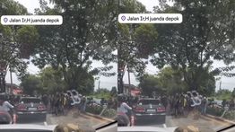 Kecelakaan di Jalan Juanda Depok, Pemotor Disebut Tewas Tergeletak di Tengah Jalan