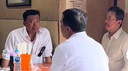 Bubaran HUT Ke-80 TNI, Amran, Trenggono dan Nusron Makan Tongseng di Jatinegara Naik Motor