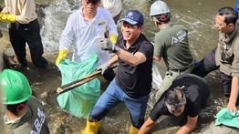 PLN dan KLH Gelar Aksi Bersih DAS Ciliwung, Angkut 176 Kg Sampah dan Tanam 2.500 Pohon