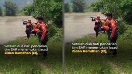 Tim SAR Temukan Jasad Korban Kedua Tenggelam di Sungai Cimandiri Sukabumi