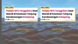 Dua Pelajar MTs Tenggelam di Tanjung Kendawangan Kalbar, Jasadnya Belum Ditemukan