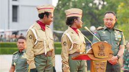 Panglima TNI Pimpin Upacara Penyambutan KKRI Wilayah Jayapura