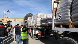 Ratusan Truk Bantuan Siap Menuju Gaza